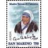 1 عدد تمبر مشترک اروپا Europa Cept- زنان مشهور - مادر ترزای کلکته - سان مارینو 1996