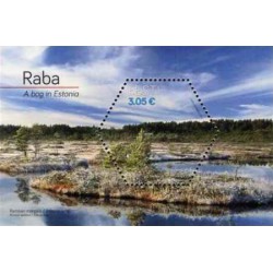 مینی شیت رابا - یک باتلاق طبیعی در استونی - استونی 2016 ارزش روی شیت 3 یورو