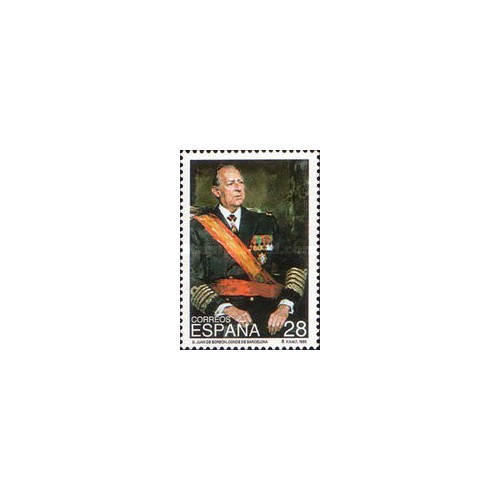 1 عدد تمبر مرگ دون خوان دی بوربن - اسپانیا 1993