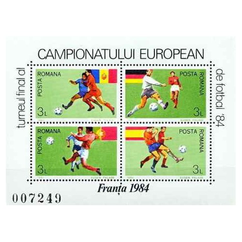 مینی شیت قهرمانی فوتبال اروپا - فرانسه - 2 - رومانی 1984