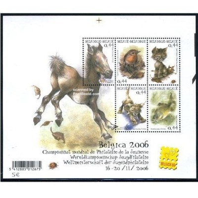 مینی شیت حیوانات - بلژیک 2004