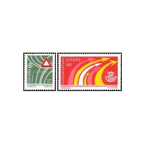 2 عدد تمبر ایمنی ترافیک - اسپانیا 1993 2 عدد تمبر ایمنی ترافیک - اسپانیا 1993