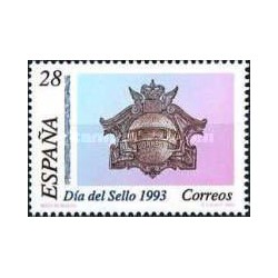 1 عدد  تمبر روز تمبر - اسپانیا 1993