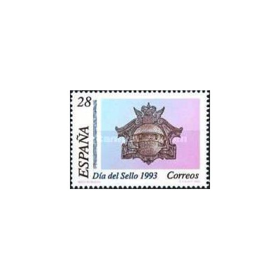 1 عدد  تمبر روز تمبر - اسپانیا 1993