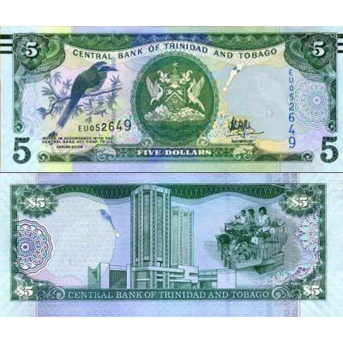 اسکناس 5 دلار - ترینیداد توباگو 2006 اسکناس 5 دلار - ترینیداد توباگو 2006