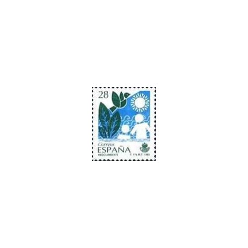 1 عدد تمبر حفاظت از محیط زیست- اسپانیا 1993