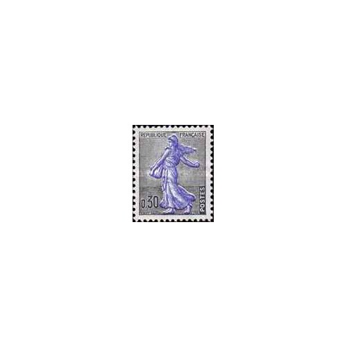 1 عدد  تمبر سری پستی - 0.3Fr - فرانسه 1961