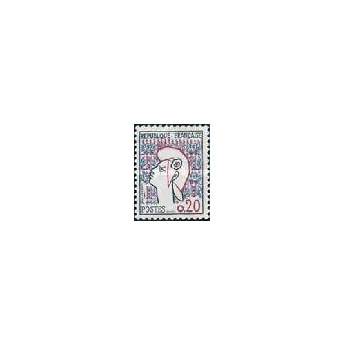 1 عدد  تمبر سری پستی - 0.2Fr - فرانسه 1961