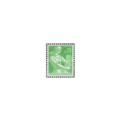 1 عدد  تمبر سری پستی - 0.1Fr - فرانسه 1960 