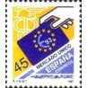 1 عدد تمبر  بازار واحد اروپا - اسپانیا 1992