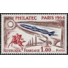 1 عدد  تمبر نمایشگاه "فیلاتلیک" - پاریس  - فرانسه 1964 قیمت15.8 دلار