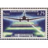 1 عدد  تمبر بیست و پنجمین سالگرد خدمات پست هوایی شبانه  - فرانسه 1964
