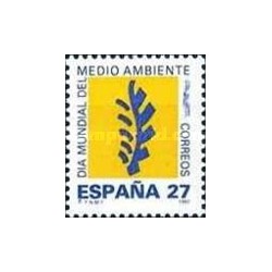 1 عدد تمبر روز جهانی حفاظت از محیط زیست - اسپانیا 1992