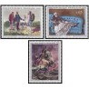 3 عدد  تمبر  هنر فرانسوی - فرانسه 1962 قیمت 10.5 دلار