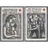 2 عدد  تمبر صلیب سرخ - فرانسه 1961 قیمت 4.3 دلار