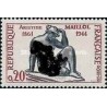 1 عدد  تمبر صدمین سالگرد مایلوت - فرانسه 1961