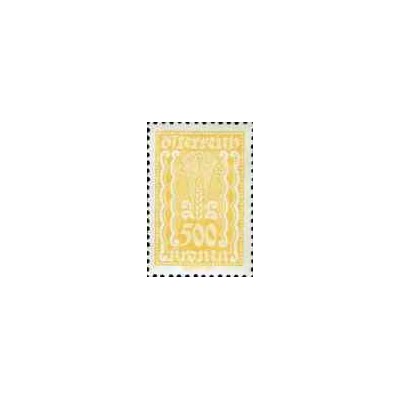 1 عدد  تمبر  سری پستی  -جمهوری اتریش - 500Kr - اتریش 1922