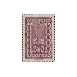1 عدد  تمبر  سری پستی  -جمهوری اتریش - 240Kr - اتریش 1922