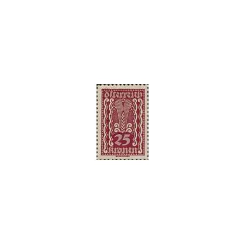 1 عدد  تمبر  سری پستی  -جمهوری اتریش - 25Kr - اتریش 1922