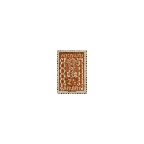 1 عدد  تمبر  سری پستی  -جمهوری اتریش - 2.5Kr - اتریش 1922
