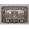 1 عدد تمبر پستی  - ساختمان پارلمان، وین - 5Kr - اتریش 1919