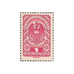1 عدد تمبر پستی  - کاغذ سفید - 1K - اتریش 1919