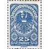 1 عدد تمبر پستی  - کاغذ سفید - 25H - آبی - اتریش 1919