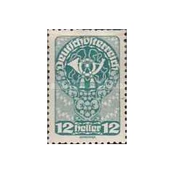 1 عدد تمبر پستی  - کاغذ سفید - 12H - اتریش 1919