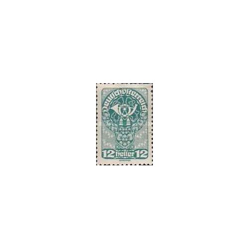 1 عدد تمبر پستی - کاغذ سفید - 12H - اتریش 1919 1 عدد تمبر پستی - کاغذ سفید - 12H - اتریش 1919
