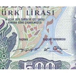 اسکناس 50 لیر - ترکیه 1970 سری I,J,L-O - سفارشی