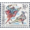 1 عدد تمبر بیست و پنجمین جشنواره فولکلور ویچودنا- چک اسلواکی 1978