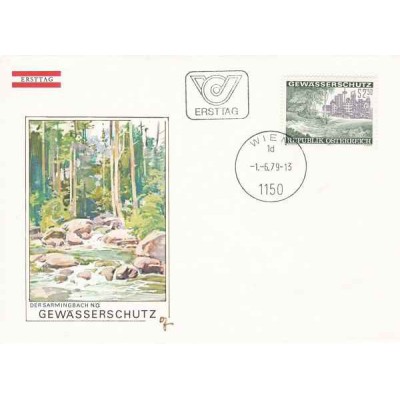 پاکت مهر روز ، حفاظت از آب ها - اتریش 1979