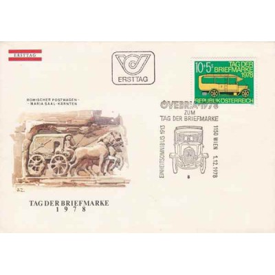 پاکت مهر روز ، روز تمبر - اتریش 1978