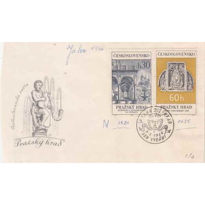 پاکت مهر روز قلعه پراگا - چک اسلواکی 1966 کیفیت مطابق تصویر
