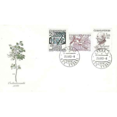 پاکت مهر روز ، سالگردها - چک اسلواکی 1963