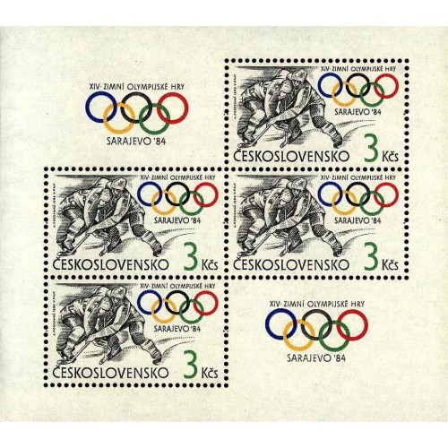 مینی شیت بازی های المپیک زمستانی، سارایوو  -  چک اسلواکی 1984