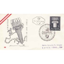 پاکت مهر روز ، تمبر مشترک اروپا  - اتریش 1960