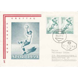 پاکت مهر روز ، ورزشی - 2 - اتریش 1959