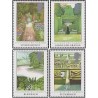 4 عدد تمبر باغهای بریتانیا -  انگلیس 1983