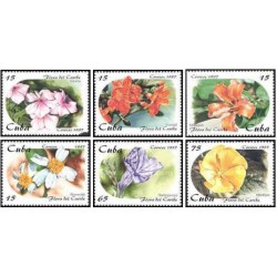 6 عدد تمبر گل های کارائیب - کوبا 1997 قیمت 5.2 دلار