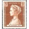 1 عدد  تمبر سری پستی - تولد پرنس کارولین - 3 فرانک -  موناکو 1957