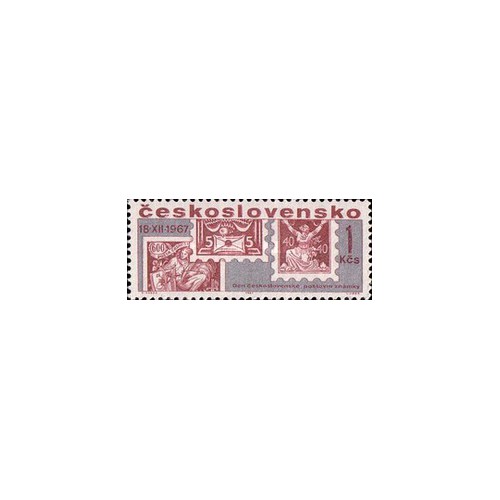 1 عدد تمبر روز تمبر - چک اسلواکی 1967