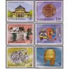 6 عدد تمبر تاریخ رومانی -  رومانی 1988