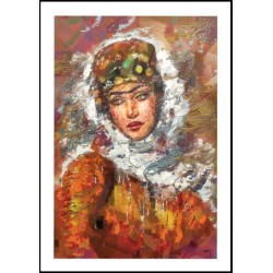 کارت پستال  - زن ایرانی - کد 4379