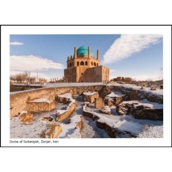کارت پستال  -گنبد سلطانیه - زنجان - کد 4086