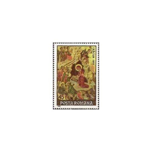1 عدد تمبر کریستمس -  رومانی 1993