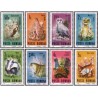 8 عدد تمبر حیوانات محافظت شده -  رومانی 1985