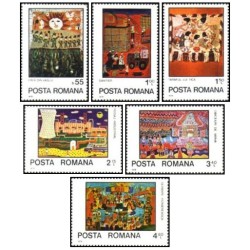 6 عدد تمبر سال جهانی کودک -  رومانی 1979