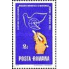 1 عدد تمبر بیست و پنجمین سالگرد مبارزه ملی و بین المللی برای صلح - رومانی 1974