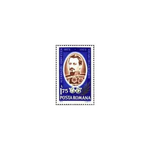 1 عدد تمبر صدمین سالگرد درگذشت شاهزاده الکساندر یوآن کوزا - رومانی 1973 1 عدد تمبر صدمین سالگرد درگذشت شاهزاده الکساندر یوآن کوزا - رومانی 1973